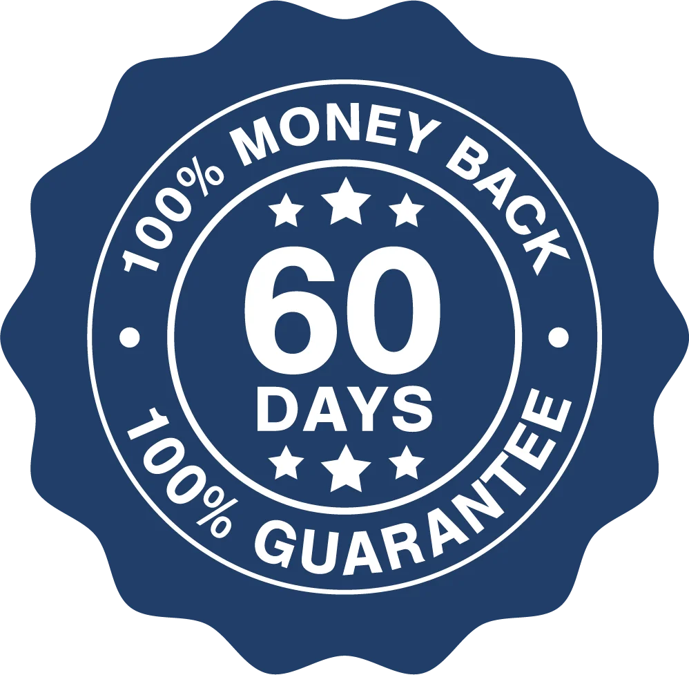 VisionX Money Back Guarantee Seal